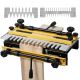 VEVOR Dovetail Jig 12 in. Width Dove Tailing Router Jigs with 4 Router Bits 3 Templates Alignment Plasma Cutter