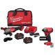 Milwaukee M18 FUEL 18-Volt Lith-Ion Brushless Cordless 4-1/2 in. /6 in. Braking Grinder w/ Two XC 8.0 Ah Battery & Impact Driver