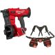 Milwaukee M18 FUEL 18-Volt Lith-Ion Brushless Cordless Coil Roofing Nailer w/ Waist Tool Belt w/ Suspension Rig
