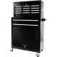 Damodpoy 13in 8-Drawer Rolling Tool Chest w/Wheels, Large Tool Cabinet with Drawers, Mobile Steel Tool Storage Organizer
