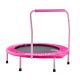 VEVOR 36 in. Kids Trampoline 3 ft. Indoor Outdoor Trampoline Foldable Mini Trampoline with Handle Rebounder Trampoline, Pink