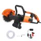 SKYSHALO Electric Concrete Saw, 9 in. Circular Saw Cutter, 2000 W High Power with Max 2.5 in. Cutting Depth, Wet/Dry Disk Saw