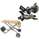RYOBI ONE+ HP 18V Brushless Cordless 10 in. Sliding Compound Miter Saw (Tool Only) with SPEED BENCH Mobile Workstation