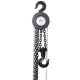 WRIGHTMASTER Chain Hoist 6600 lbs. 3T Capacity 10 ft. Chain Hoist Portable with 2-Heavy Duty Hooks, Black