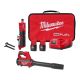 Milwaukee M12 FUEL 12V Lithium-Ion Brushless Cordless 1/4 in. Straight Die Grinder Kit w Two 2.0 Ah Batteries & M12 Spot Blower