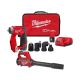 Milwaukee M12 FUEL 12V Lithium-Ion Brushless Cordless 4-in-1 Installation 3/8 in. Drill Driver Kit w 4-Tool Heads & Spot Blower
