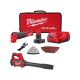 Milwaukee M12 FUEL 12V Lithium-Ion Cordless Oscillating Multi-Tool Kit w/ 4.0 Ah Battery, Charger, Accessories, Bag & Spot Blower