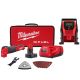 Milwaukee M12 FUEL 12V Lithium-Ion Cordless Oscillating Multi-Tool Kit w/ 4.0 Ah Battery, Charger, Accessories, Bag & Inflator
