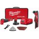 Milwaukee M12 FUEL 12V Lithium-Ion Cordless Oscillating Multi-Tool Kit with 4.0 Ah Battery, Charger, Bag & Right Angle Drill