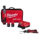 Milwaukee M12 FUEL 12V Lithium-Ion Brushless 3/8 in. Cordless Ratchet Kit with (2) 2. 0Ah Batteries, Charger, Bag & Soldering Iron
