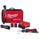 Milwaukee M12 FUEL 12V Lithium-Ion Brushless 1/2 in. Cordless Ratchet Kit with (2) 2. 0Ah Batteries, Charger, Bag & Soldering Iron