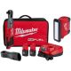 Milwaukee M12 FUEL 12V Li-Ion Brushless 1/2 in. Cordless Ratchet Kit w (2) 2. 0Ah Batteries, Charger, Bag & M12 ROVER Flood Light