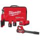 Milwaukee M12 FUEL 12V Lithium-Ion Brushless High Speed 3/8 in. Cordless Ratchet Kit w/(2) Batteries, Charger, Bag & Spot Blower