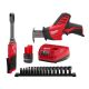 Milwaukee M12 FUEL INSIDER 12V Lithium-Ion Brushless 1/4-3/8 in. Extended Reach Box Cordless Ratchet Kit w/ Battery & Recip Saw