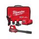 Milwaukee M12 FUEL 12V Lithium-Ion Brushless Cordless 1/4 in. Right Angle Die Grinder with M12 Cordless Compact Spot Blower
