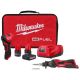 Milwaukee M12 FUEL 12V Lithium-Ion Brushless Cordless 1/4 in. Right Angle Die Grinder with M12 Cordless Soldering Iron