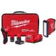 Milwaukee M12 FUEL 12V LithiumIon Brushless Cordless 1/4 in. Right Angle Die Grinder with M12 ROVER Service and Repair Flood Light