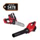 Milwaukee M18 FUEL 18V Brushless Cordless Battery Powered 8 in. HATCHET Pruning Saw w/ M18 FUEL Blower