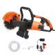 SKYSHALO Electric Concrete Saw 26 in. x 9 in. Circular Saw Cutter, 2000 W High Power Max. 2.5 in. Cutting Depth, Wet/Dry Disk Saw