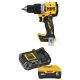 DEWALT 20V Lithium-Ion Compact Cordless 1/2 in. Hammer Drill with 6.0 Ah Battery Pack and Charger Kit
