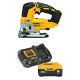 DEWALT 20V MAX XR Lithium-Ion Cordless Brushless Jigsaw with 6.0 Ah Battery Pack and Charger Kit