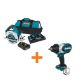 Makita 18V X2 LXT (36V) Brushless 7-1/4 in. Circular Saw Kit 5. 0Ah with 18V LXT Brushless 1/2 in. Impact Wrench