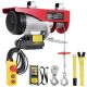 SKYSHALO Electric Hoist, 1320 lbs. 120V Electric Winch with 328 ft. Wireless and 14 ft. Wired Remote Control, 40 ft. Single Cable