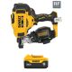 DEWALT 20-Volt MAX Lithium-Ion 15¬∞ Electric Cordless Roofing Nailer with 20-Volt MAX Premium 5. 0Ah Battery Pack