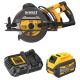 DEWALT FLEXVOLT 60V MAX Lithium-Ion Cordless Brushless 7-1/4 in. Wormdrive Style Circular Saw with 6.0 Ah Battery and Charger