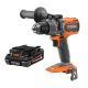 RIDGID 18V Brushless Cordless 1/2 in. High Torque Hammer Drill/Driver with 18V 4.0 Ah MAX Output EXP Lithium-Ion Battery