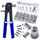MYWISH Rivet Nut Tool Kit, 430Pcs Metric Rivet Nut Combination (M8/M6/M5/M4/M3)