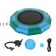 SKYSHALO Inflatable Water Bouncer, 12ft Recreational Water Trampoline, Portable Bounce Swim Platform with Electric Air Pump