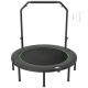 SKYSHALO Foldable Mini Trampoline 48 in. Foldable Mini Fitness Trampoline Adults Exercise Rebounder with Handle