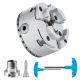 SKYSHALO KP96 Lathe Chuck, 4-Jaw 3.75 in. Dia, Metal Lathe Chuck Turning Machine Accessories, Self-Centering Tool