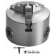 SKYSHALO 3-Jaw Lathe Chuck 3 in. (80 mm) Self-Centering Chuck 0.08-2.48 in (2-63 mm) Clamping Range for Wood Metal Lathe