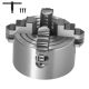 SKYSHALO 4-Jaw Lathe Chuck 3 in. (80 mm) Self-Centering Chuck 0.1-3.15 in (5-80 mm) Clamping Range for Wood Metal Lathe