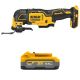 DEWALT ATOMIC 20V MAX Lithium-Ion Cordless Brushless Oscillating Multi Tool with POWERSTACK 3.5 Ah Battery Pack