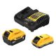 DEWALT 20V MAX Lithium-Ion Starter Kit with 4.0 Ah and 5.0 Ah Batteries and Charger