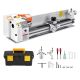 SKYSHALO Metal Lathe Machine 8.7 x 39 in. Precision Bench Power Metal Lathe Automatic Feed 0-2500 RPM 1250W Brushless Motor