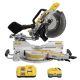 DEWALT 20V MAX XR Lithium-Ion 12 in. Cordless Double Bevel Miter Saw Kit with 8.0 Ah Battery and Charger