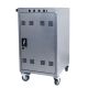 Damodpoy 21 in. Mobile Charging Cart and Cabinet for Tablets Laptops 35-Device (B30Plus)-Silver