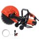 SKYSHALO 12 in. Electric Concrete Saw, 1800W, 15A Motor, 4.5 in. Adjustable Depth, Includes Water Line, Pump, 28 in. x 9 in.