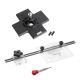 POWERTEC Cabinet Hinge and Hardware Jig Kit, Concealed Hinge Jig and Precision Marking System for Installing Pulls Knobs, Handles