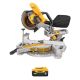 DEWALT 20V Max Lithium-Ion Cordless 7-1/4 in. Sliding Miter Saw with 20V Max Premium 5.0Ah Battery Pack
