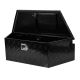 Damodpoy 39in Aluminum Utility Trailer Tongue Tool Box 5 Bar Tread Trailer Tongue Box Waterproof Under Truck Storage