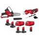 Milwaukee M12 FUEL 6 in. 12V Brushless Cordless Battery Pruning Mini Chainsaw w/ Pruning Shears, (5) Batteries, (2) Charger
