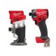 Milwaukee M18 FUEL 18V Lith-Ion Brushless Cordless Compact Router w/ 1/4 in. Impact Driver