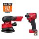 Milwaukee M18 18V Lith-Ion Brushless Cordless FUEL 5 in. Random Orbit Sander w/ 1/4 in. Impact Driver