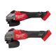 Milwaukee M18 FUEL 18V Lith-Ion Brushless Cordless 4-1/2 in. /6 in. Braking Grinder w/ Slide Switch w/ M18 Grinder
