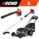 ECHO 21 in. 190 cc Gas 3-in-1 RWD Self-Propelled Lawn Mower Combo Kit with 21.2 cc SRM-2120 String Trimmer and 25.4 cc Blower